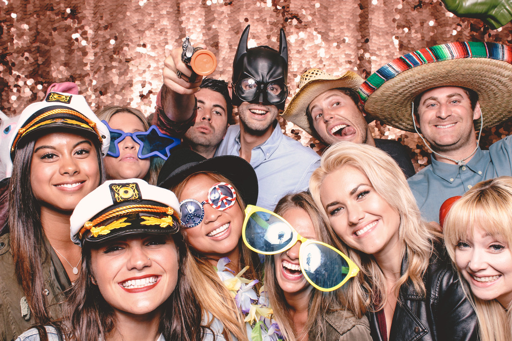 Classic photo booth with printed strips