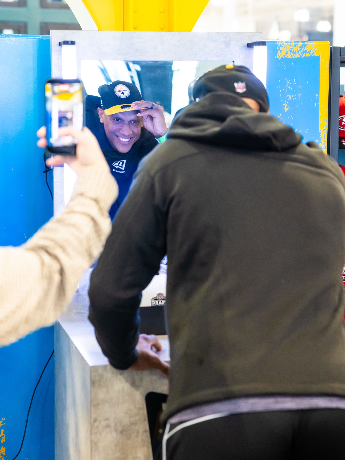 New Era brand activation with guests