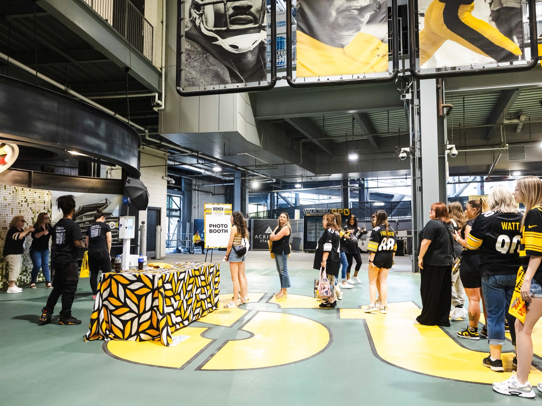 Steelers fan activation photo booth