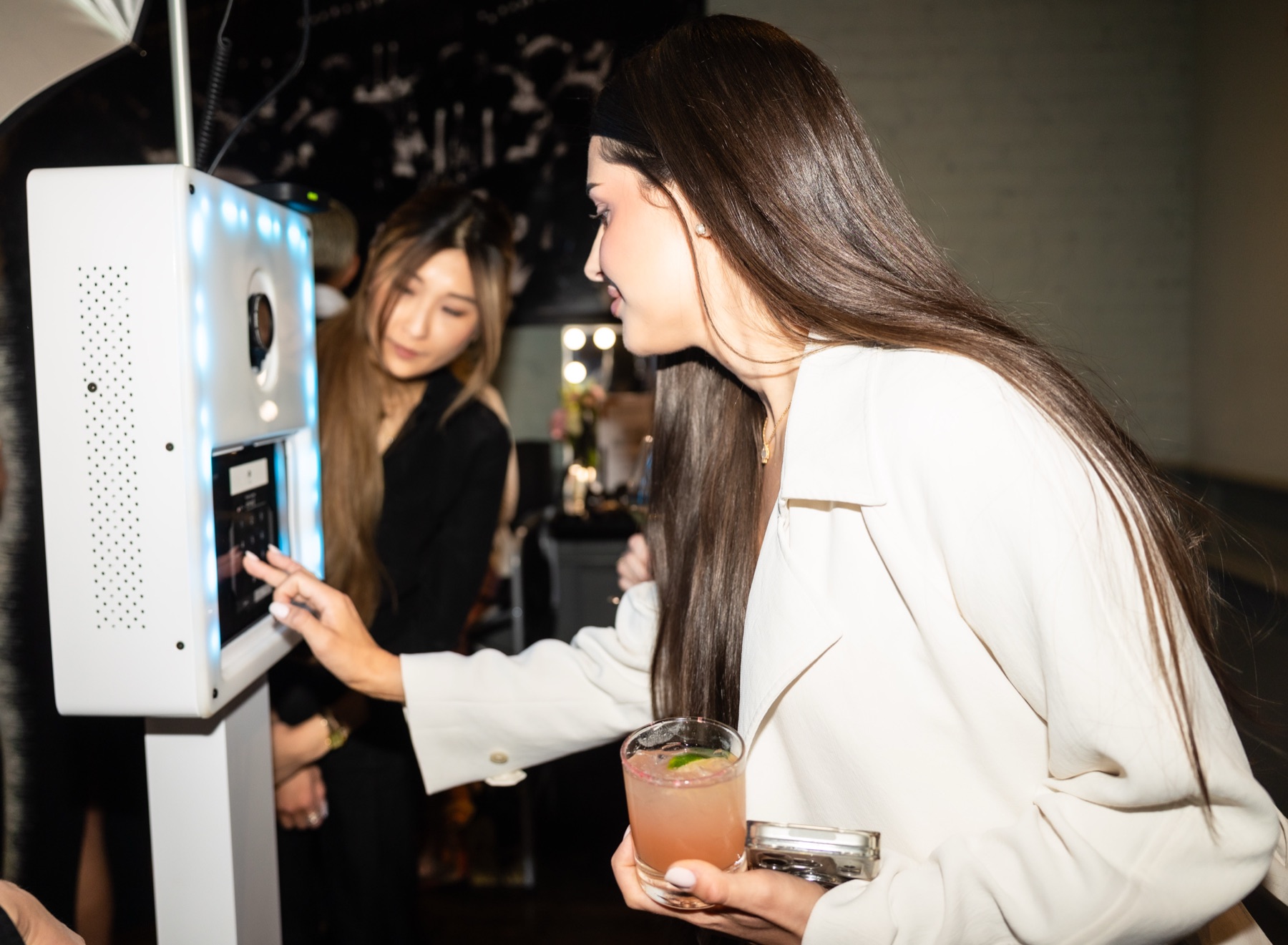 A recent DigiBooths photo experience at a Brooklyn event