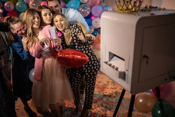 Engaging corporate event with a photo booth