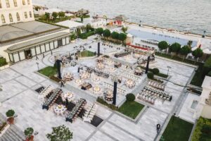 An elegant corporate event