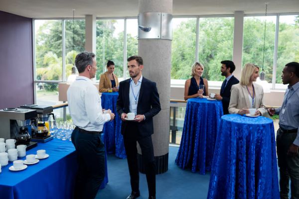 Roundtable discussion-type corporate events
