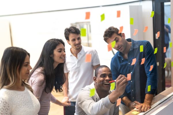 Writing down corporate event goals and objectives