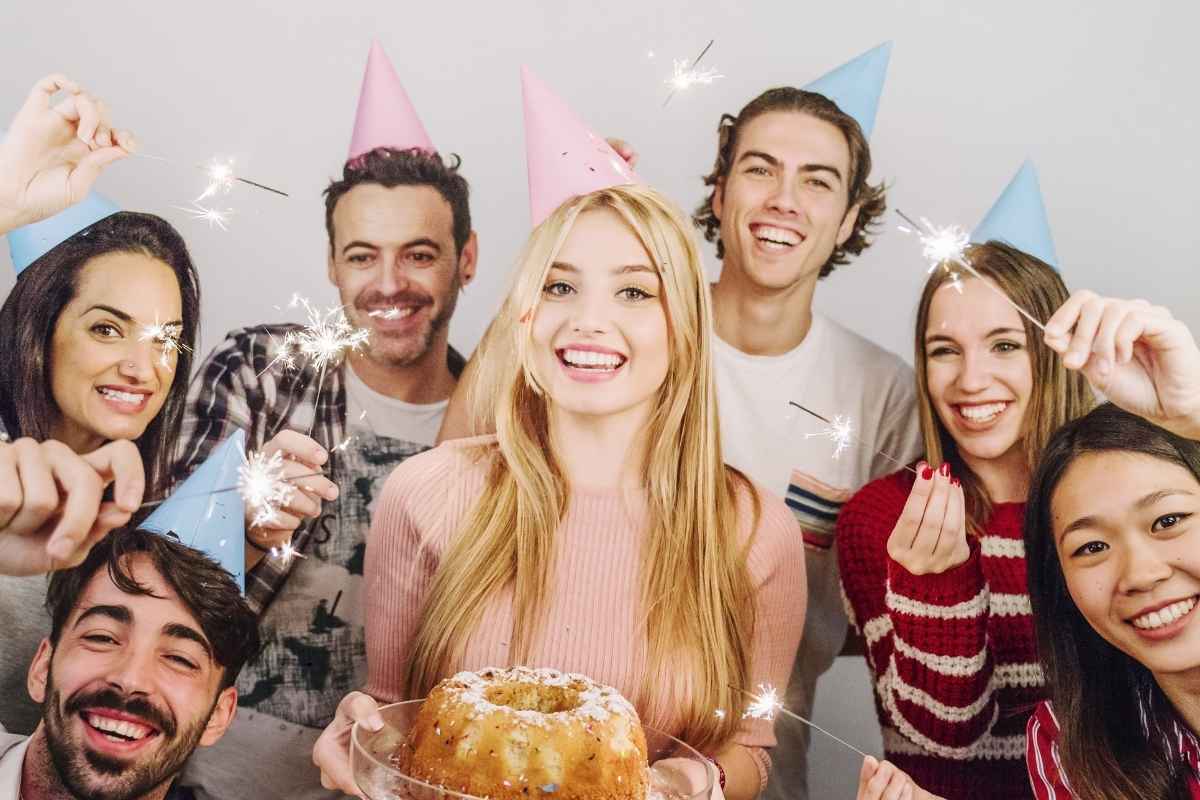 A birthday party of a lady